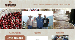Desktop Screenshot of carrborocoffee.com